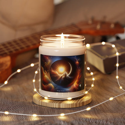 "Celestial Embrace: The Fusion of Sun and Moon" - The Alien Scented Soy Candle 9oz