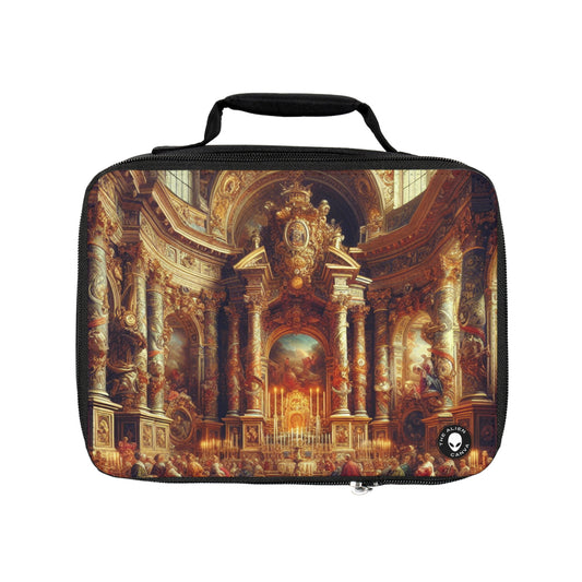 "Masquerade Majesty: A Regal Baroque Ballroom"- The Alien Lunch Bag Baroque