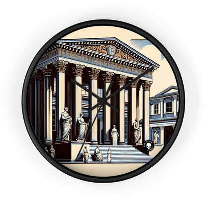 "Neoclassical Urban Elegance" - The Alien Wall Clock Neoclassicism