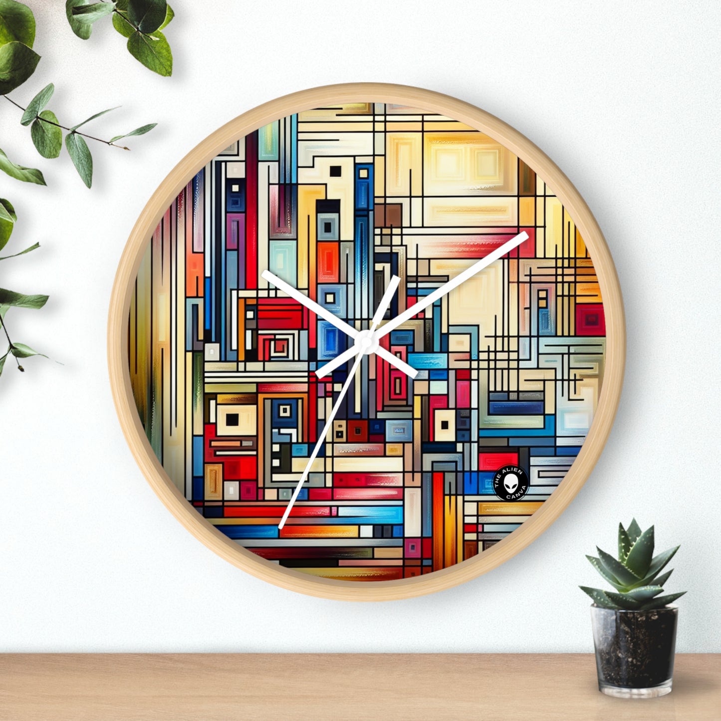 "Urban Symmetry: A Precisionist Perspective" - The Alien Wall Clock Precisionism