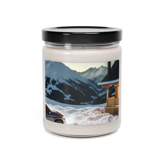 "Winter Hideaway" - The Alien Scented Soy Candle 9oz Photorealism Style