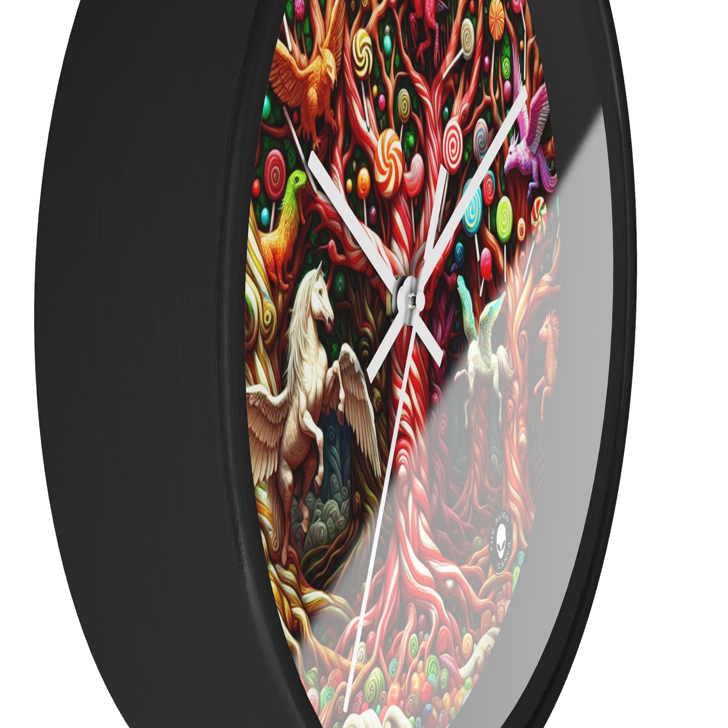 "Sweet Forest Whimsy" - The Alien Wall Clock