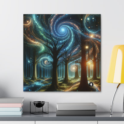 "Galactic Woods: A Celestial Dreamscape" - The Alien Canva