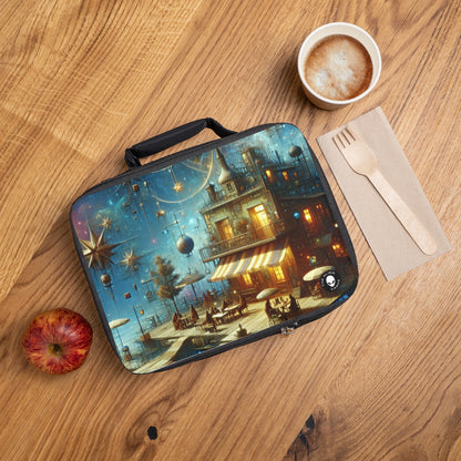 "Kitchen Enchantment: A Whimsical World of Living Objects"- The Alien Lunch Bag Magic Realism