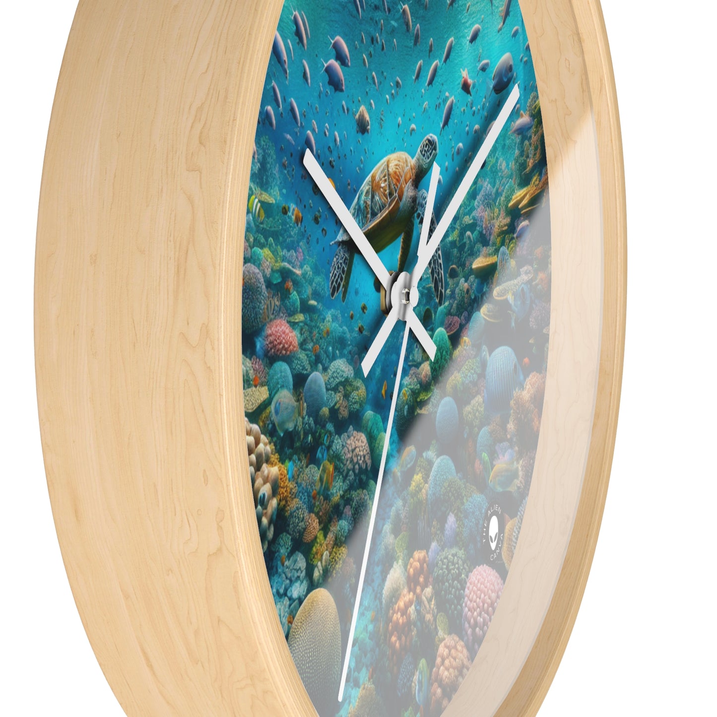 "Beneath the Surface: An Underwater Wonderland" - The Alien Wall Clock