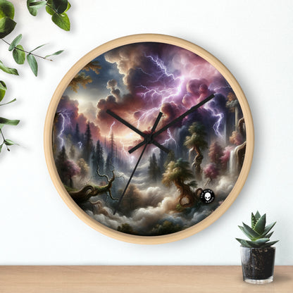 "Forêt Thunderstruck" - L'horloge murale extraterrestre