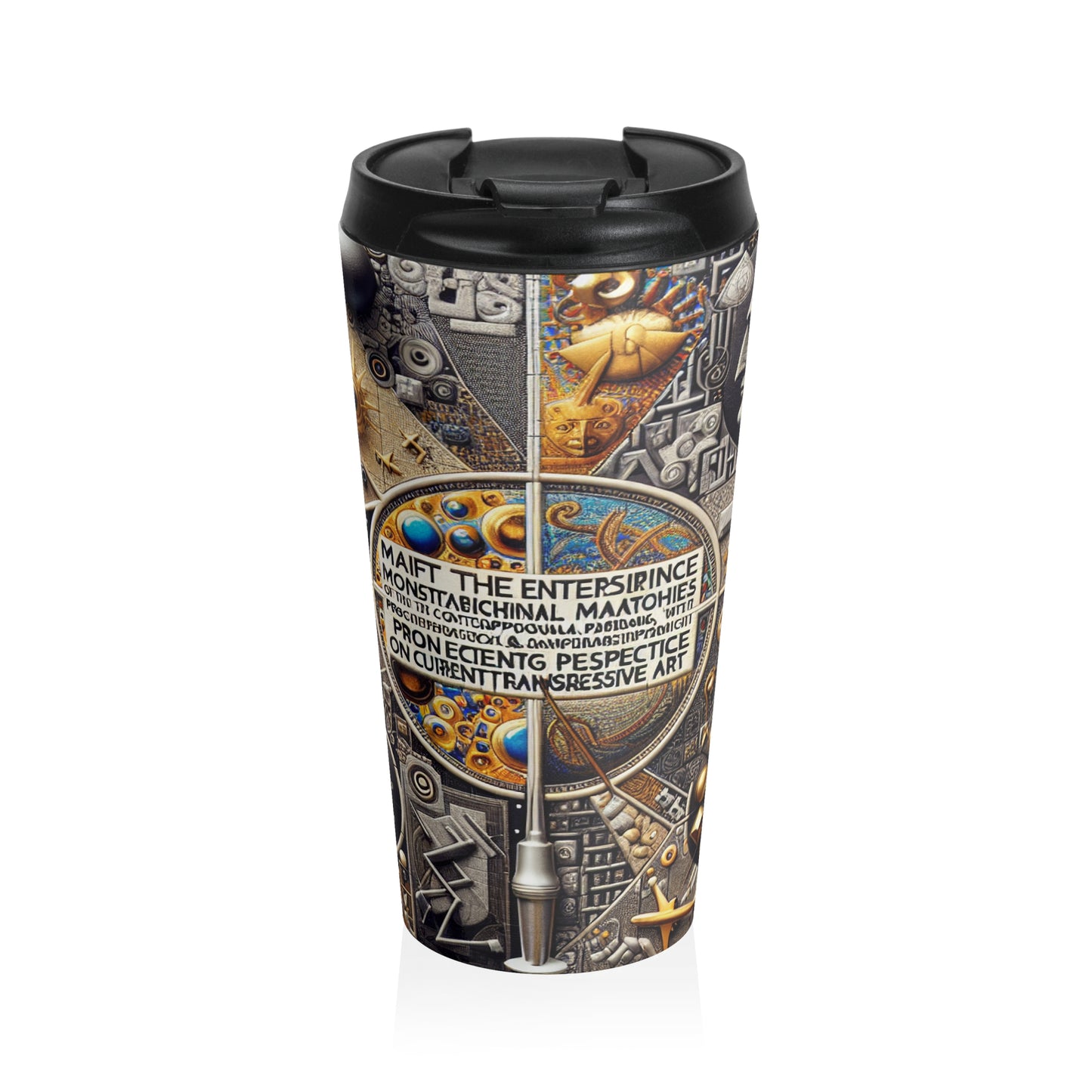 "Transgressive Art: Defying Norms and Expectations" - The Alien Stainless Steel Travel Mug Transgressive Art Style