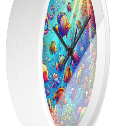 "Seaside Soiree: A Dance Party Under the Sea" - The Alien Wall Clock