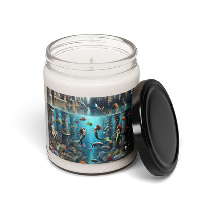 "Seascape Serenity: An Underwater Haven" - The Alien Scented Soy Candle 9oz