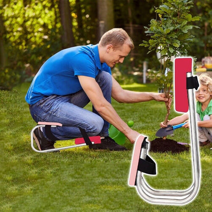 Support de genou de jardin permettant d'économiser du travail