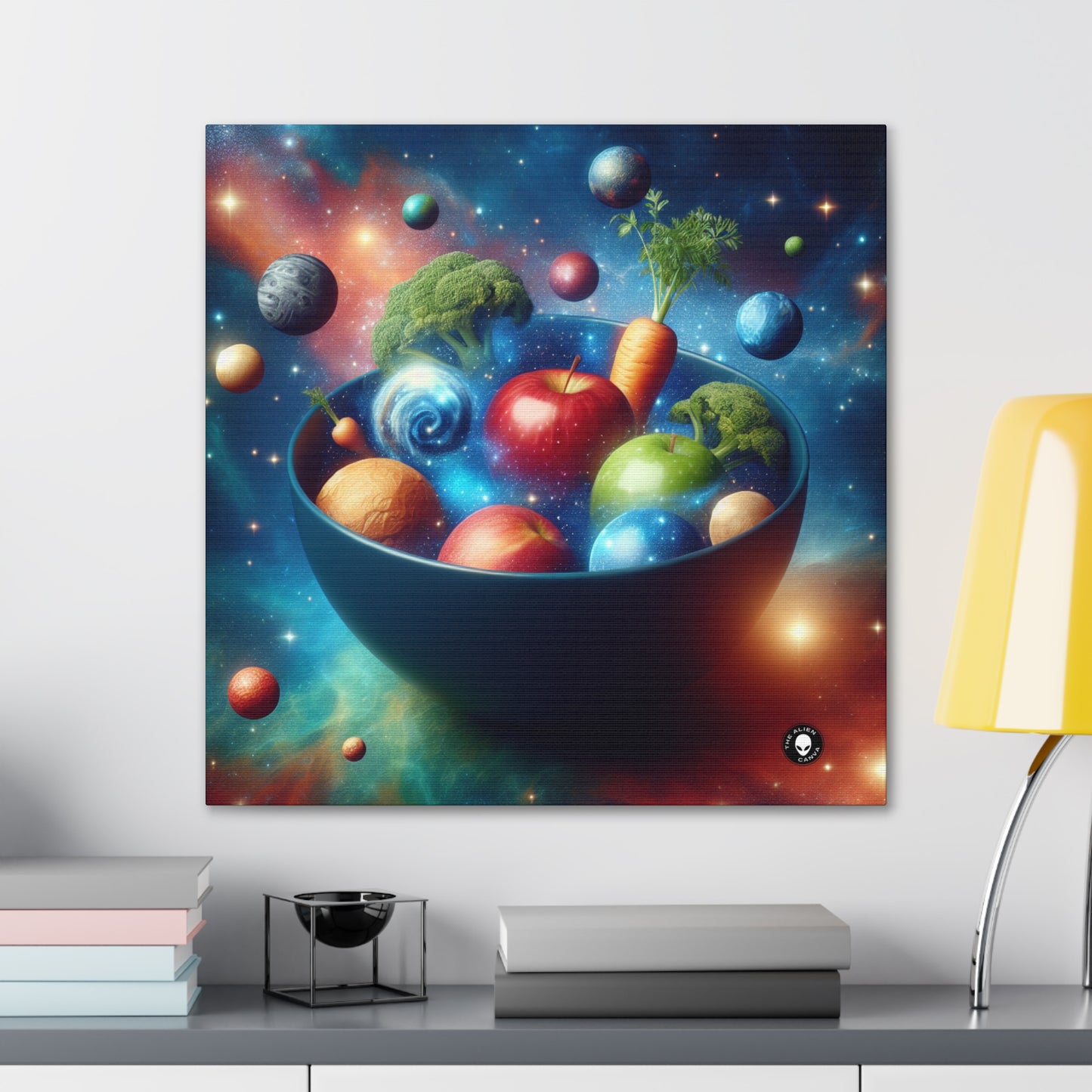 "Salade de fruits galactiques" - The Alien Canva