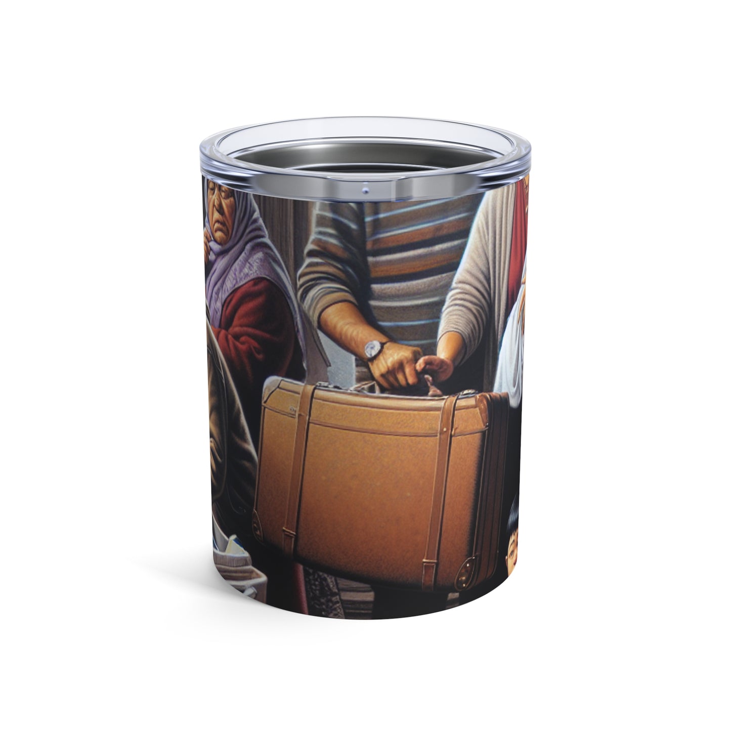 "Déracinés : un portrait du déplacement" - The Alien Tumbler 10oz Social Realism