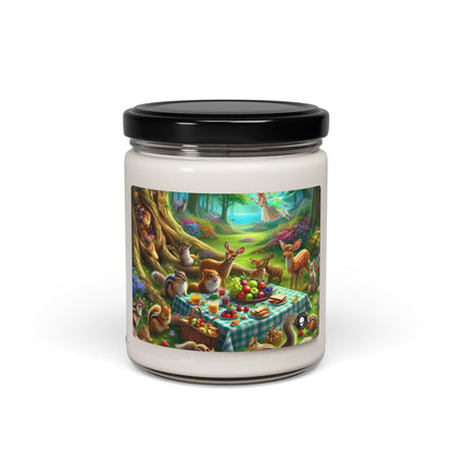 "Enchanted Forest Picnic: A Magical Gathering" - The Alien Scented Soy Candle 9oz