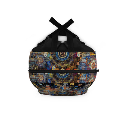 "Starry Night Body Art: Vivid Colors and Swirling Strokes" - The Alien Backpack Body Art