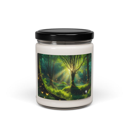 "Magia del bosque resplandeciente": vela de soja con aroma a alienígena de 9 oz