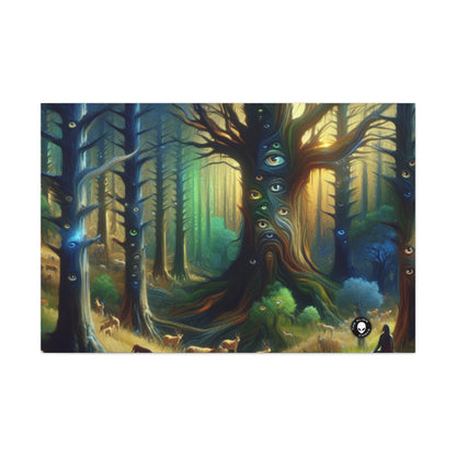 "Watchful Forest: The Trees with Eyes" - The Alien Canva