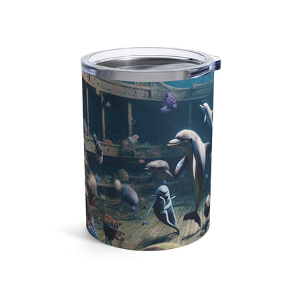 "Shipwreck Soiree: An Underwater Dance Party" - The Alien Tumbler 10oz