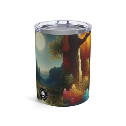 "Light and Dark in the Moonlight" - The Alien Tumbler 10oz Post-Impressionism