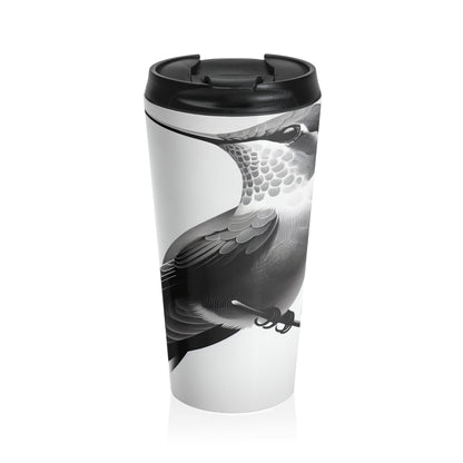 "A Melodic Moment" - The Alien Stainless Steel Travel Mug Minimalism Style