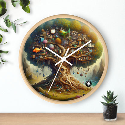 "The Tree of Curiosities" - The Alien Wall Clock