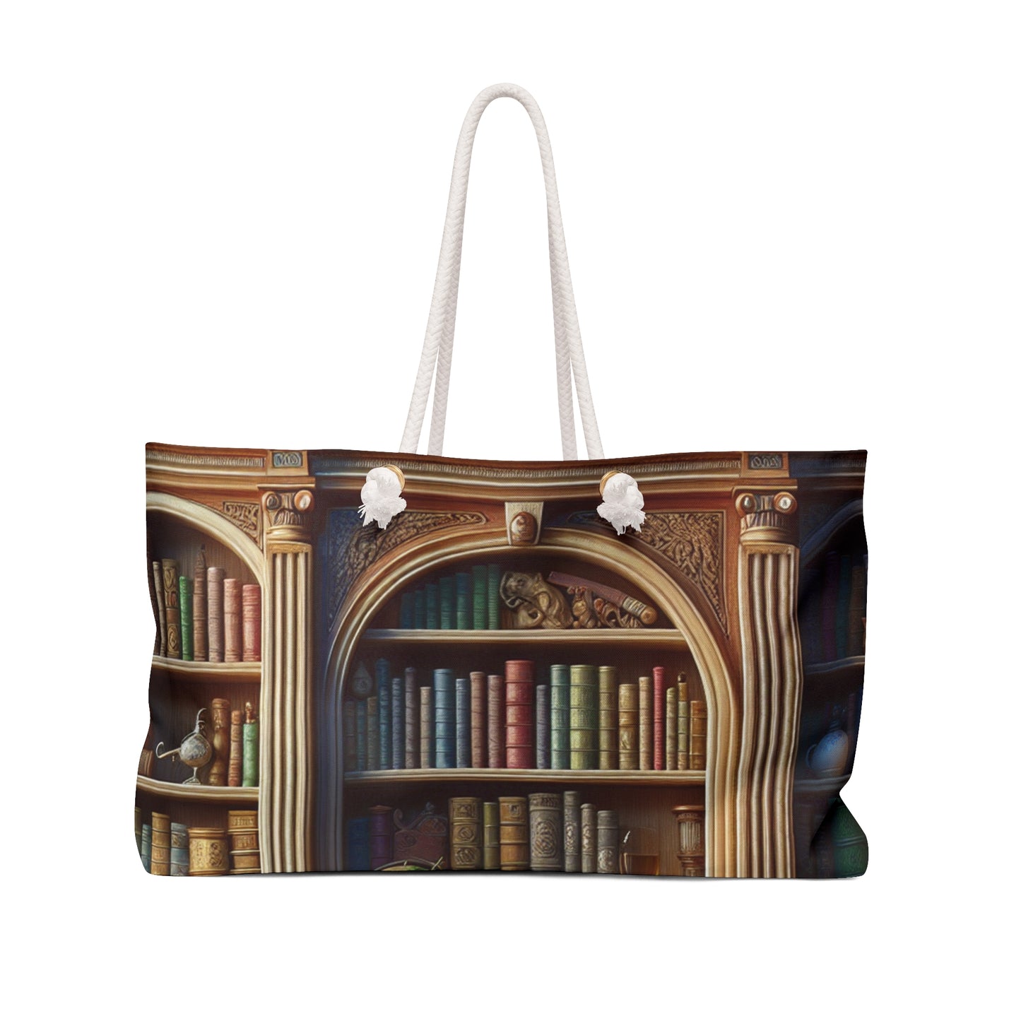 "Revealed Wonders: A Trompe-l'oeil Journey to an Underwater Oasis" - The Alien Weekender Bag Trompe-l'oeil