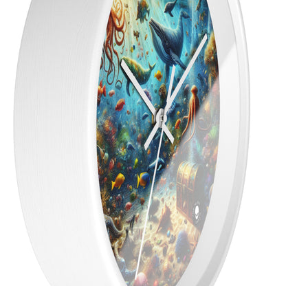 "Underwater Wonderland" - The Alien Wall Clock