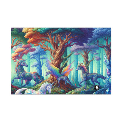 "Crystal Forest: Realm of Mythical Beings" - The Alien Canva