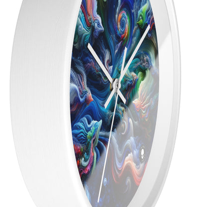 "Psychedelic Underwater Wonderland" - The Alien Wall Clock