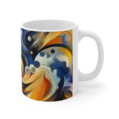 "Énergie primordiale dans la nature sauvage" - La tasse en céramique Alien 11oz Style Primitivisme