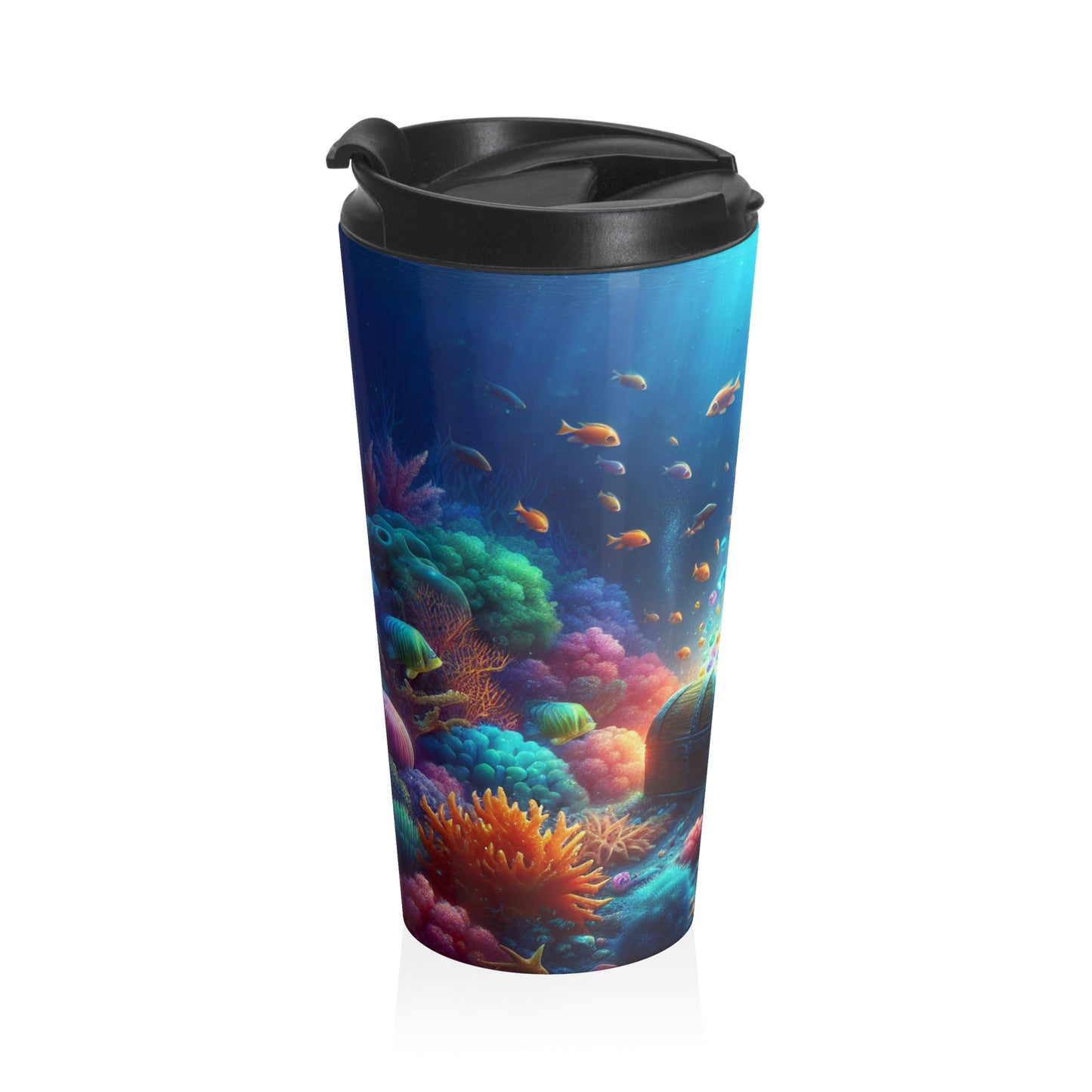 "Treasures of the Deep" - The Alien Stainless Steel Travel Mug