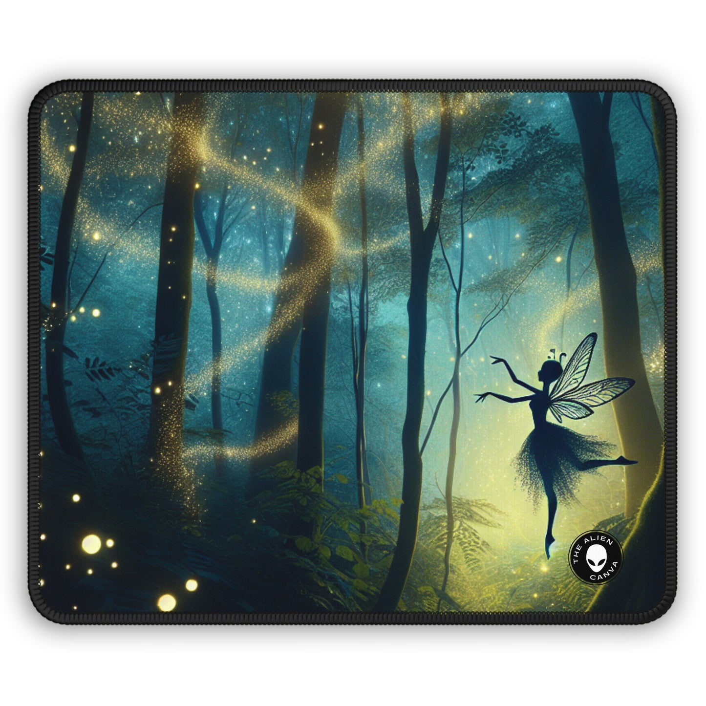 "Enchanted Forest: Firefly Dance" - The Alien Gaming Mouse Pad