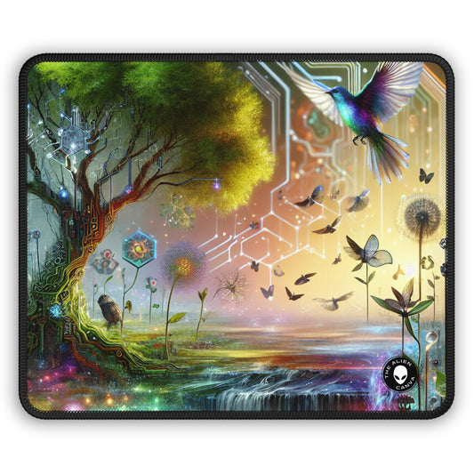 "Techno-Natural Fusion: The Future of Bio Art" - The Alien Gaming Mouse Pad Bio Art