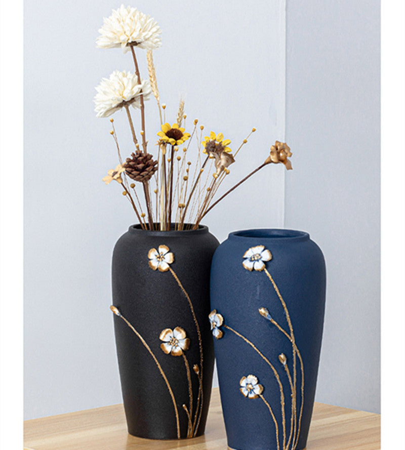 Ceramic vase living room soft decoration