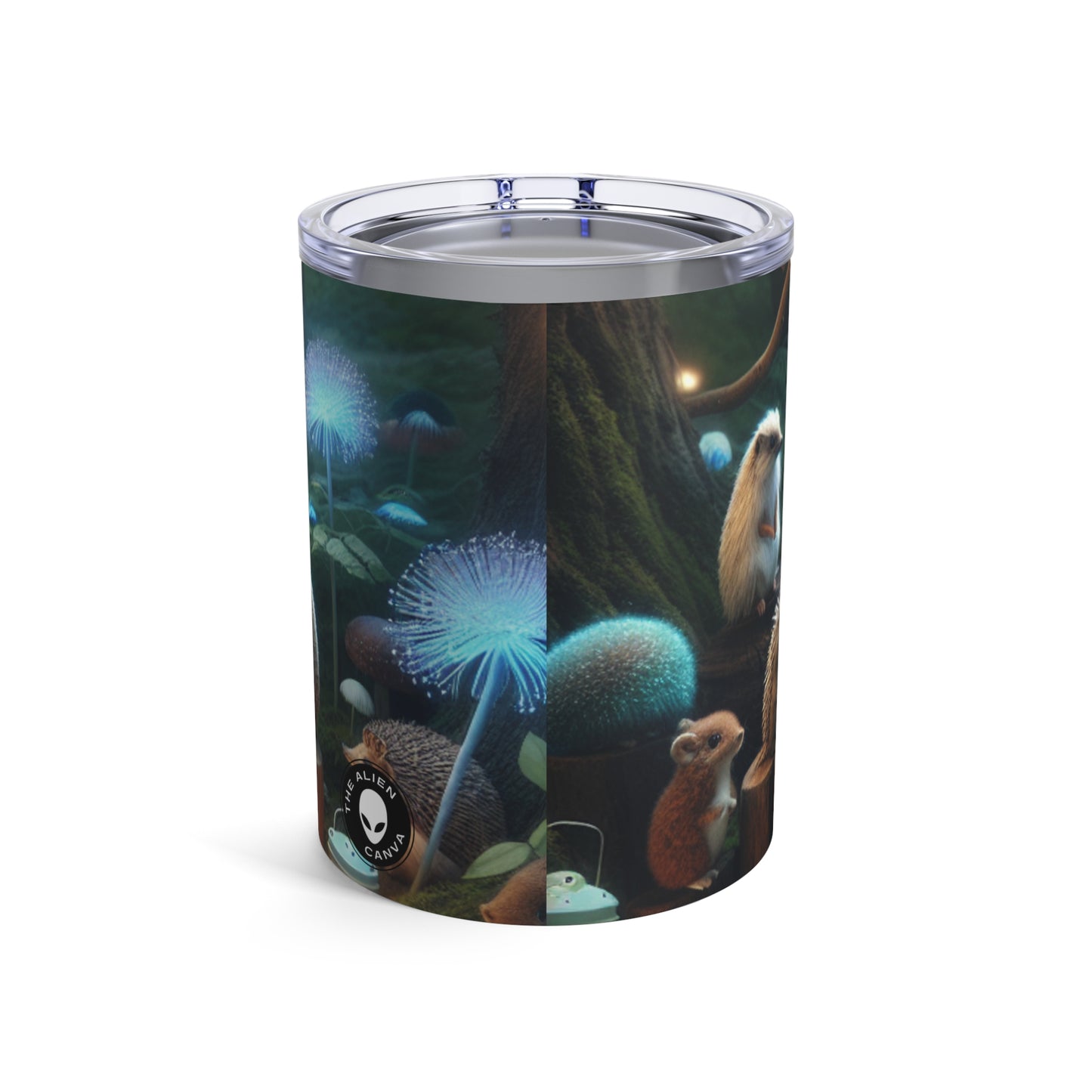 "Enchanted Tea Time: A Magical Forest Gathering" - The Alien Tumbler 10oz