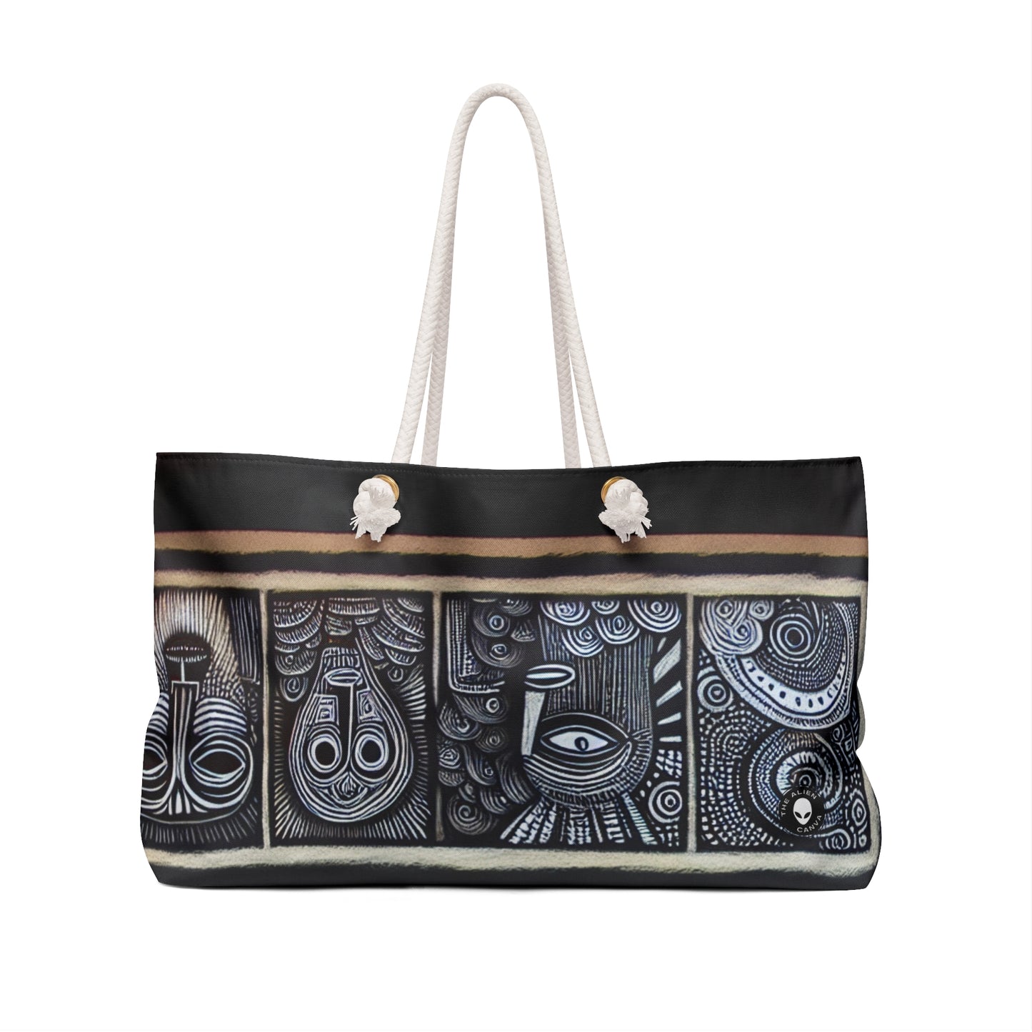 "Intersecting Realities: An Outsider Art Interpretation" - The Alien Weekender Bag Outsider Art