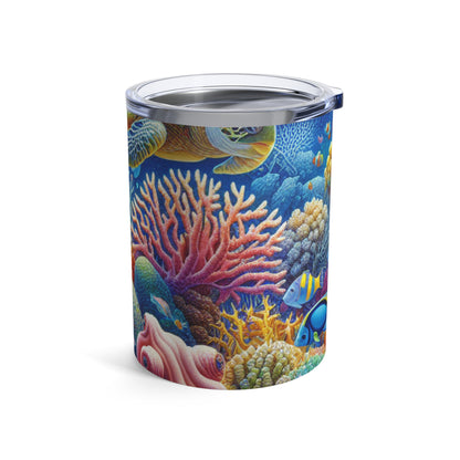 « Paradis tropical : Pays des merveilles sous-marin » - Le verre Alien 10oz