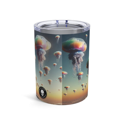 "Jellyfish Sky: A Surreal World" - The Alien Tumbler 10oz