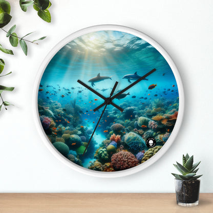 "Underwater Symphony" - The Alien Wall Clock