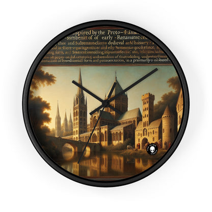 "Intellectual Discourse in the City Square" - The Alien Wall Clock Proto-Renaissance