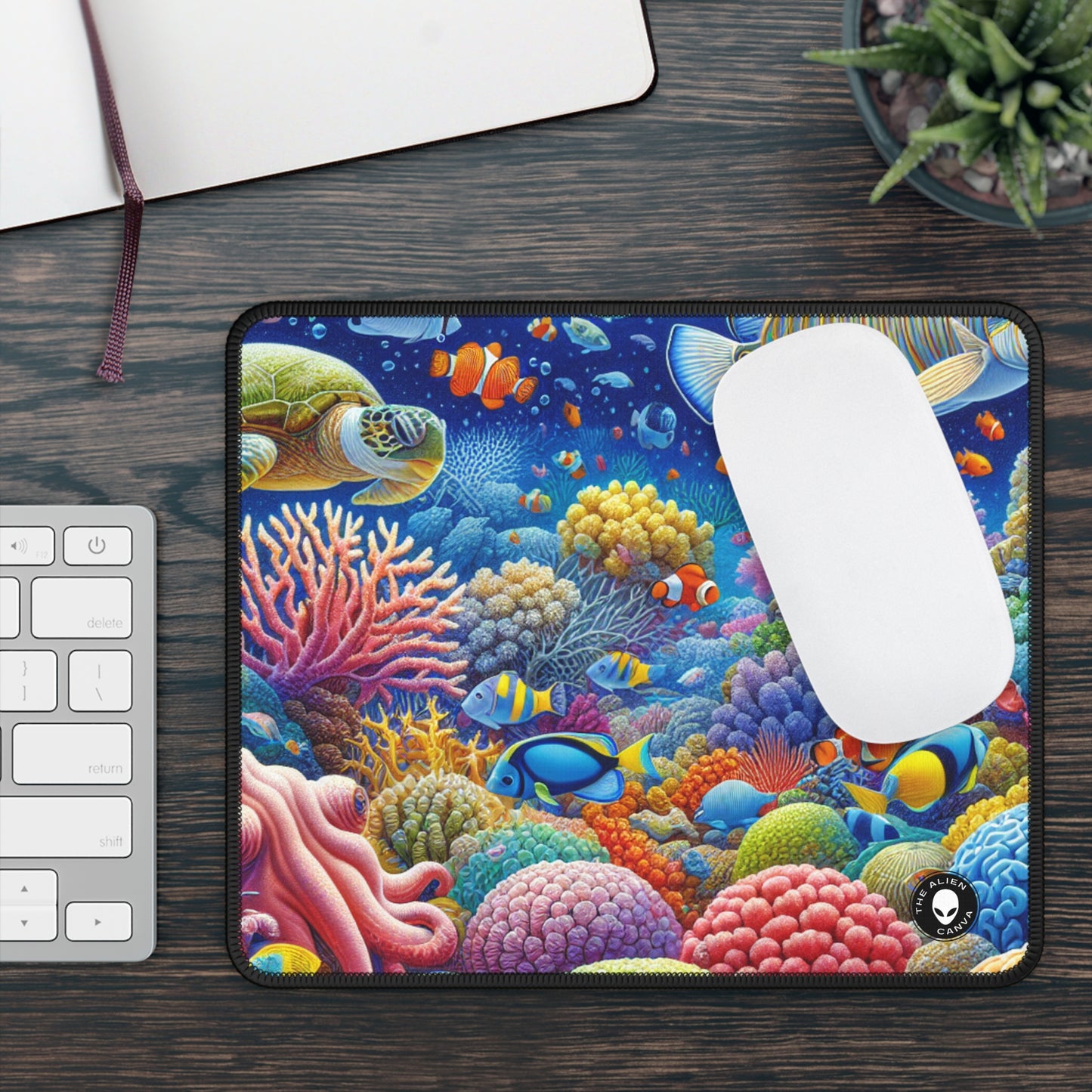 "Tropical Paradise: Underwater Wonderland" - The Alien Gaming Mouse Pad