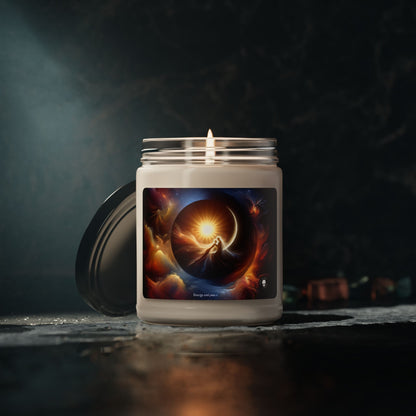 "Celestial Embrace: The Fusion of Sun and Moon" - The Alien Scented Soy Candle 9oz