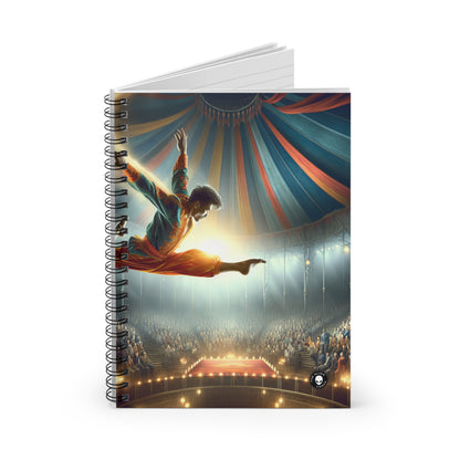 "The Aerial Acrobat" - The Alien Spiral Notebook (Ruled Line) Photorealism