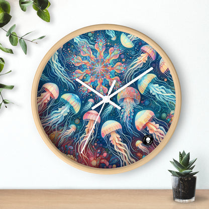 "Luminous Dance of the Deep" - The Alien Wall Clock