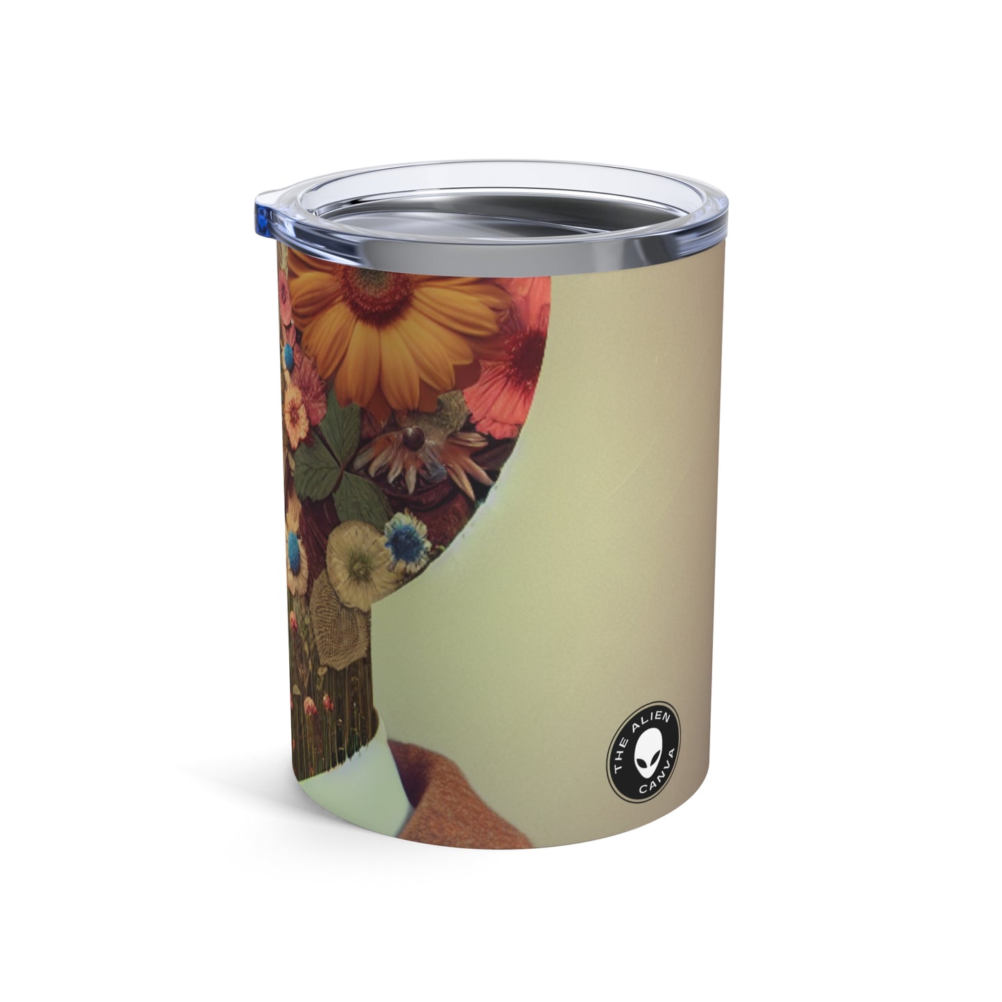 "Fusion Nature-Tech : une exploration du photomontage" - Le photomontage Alien Tumbler 10oz