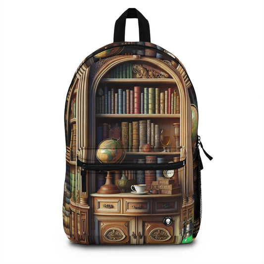 "Revealed Wonders: A Trompe-l'oeil Journey to an Underwater Oasis" - The Alien Backpack Trompe-l'oeil