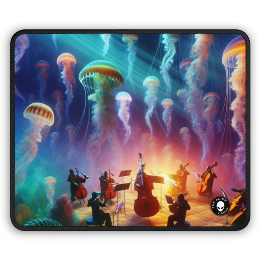 "Jellyfish Serenade: An Underwater Symphony" - The Alien Gaming Mouse Pad