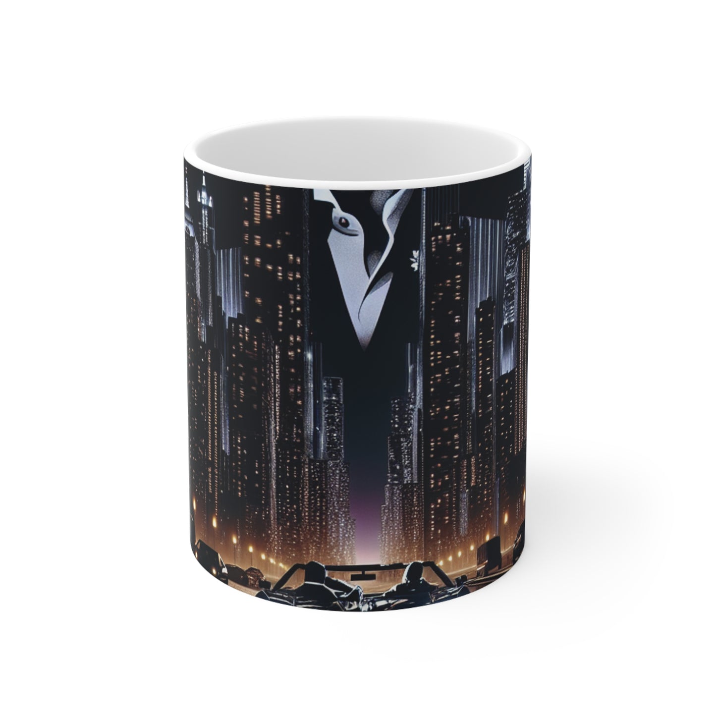 "Le monde est à moi : A City Drive" - ​​La tasse en céramique Alien 11oz