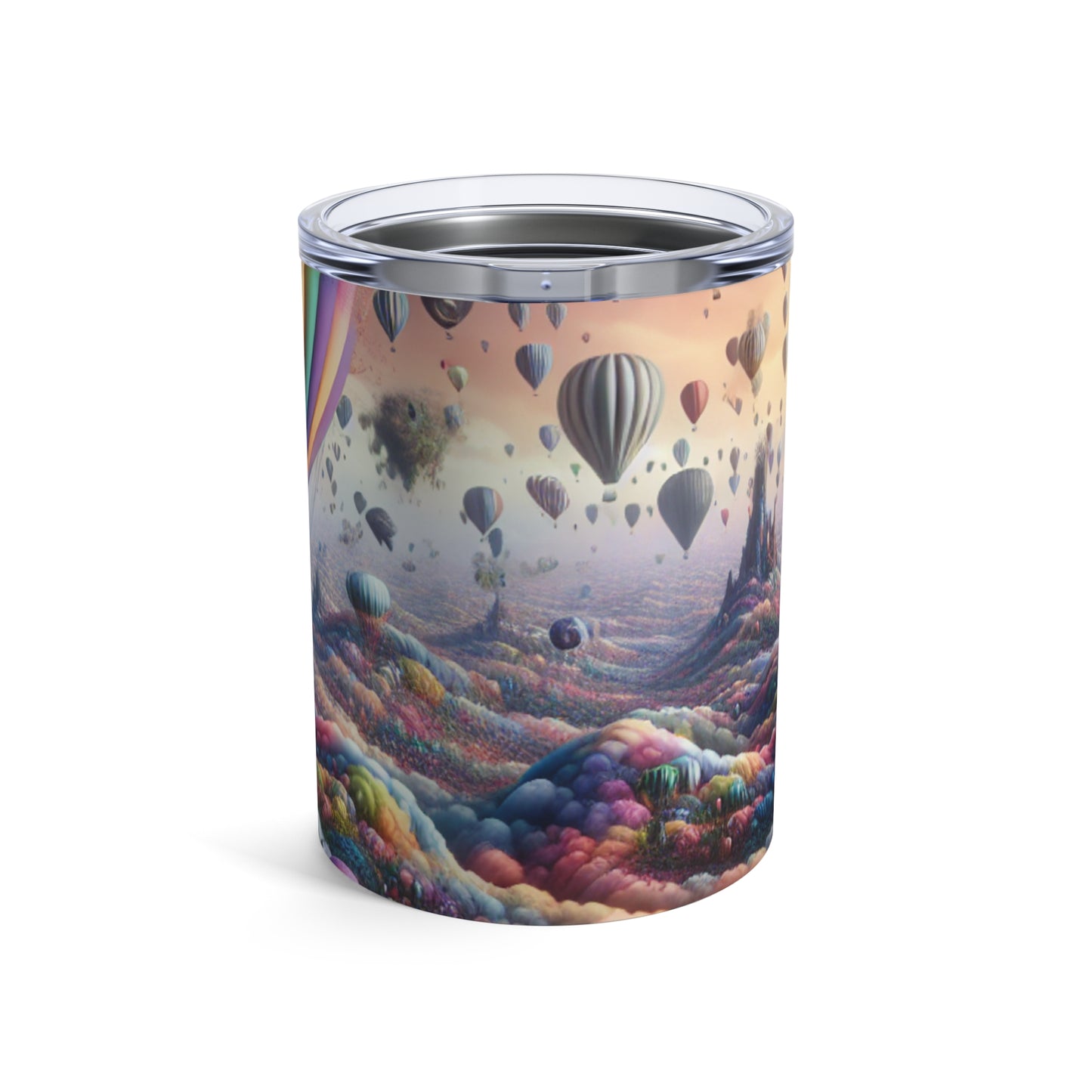 "Whimsical Sky : Une aventure surréaliste en ballon" - The Alien Tumbler 10oz