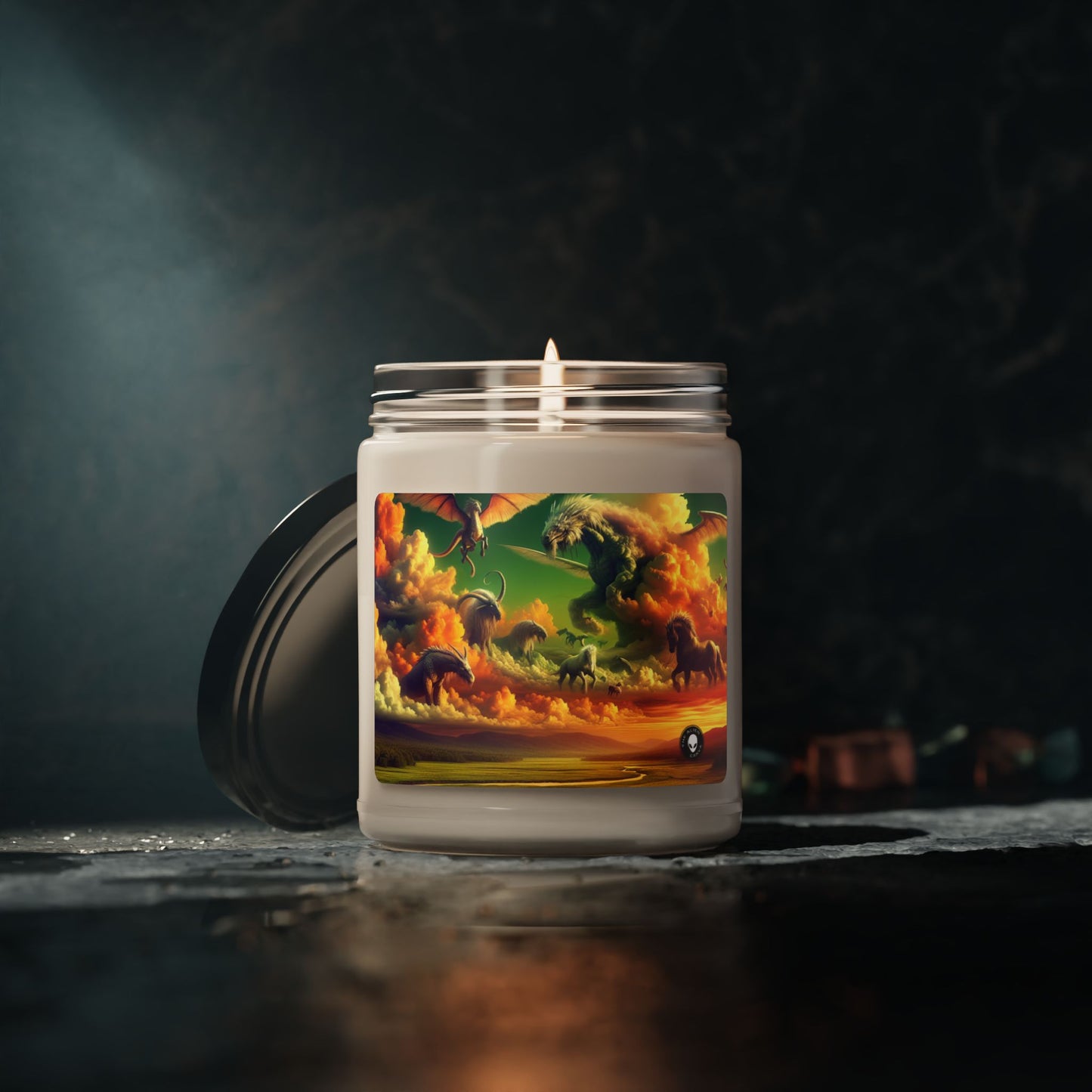 "Skyborne Realms" - The Alien Scented Soy Candle 9oz