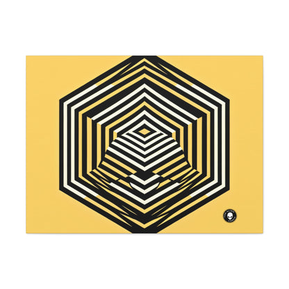 "Dynamic Illusions: Op Art Exploration" - The Alien Canva Optical Art (Op Art)